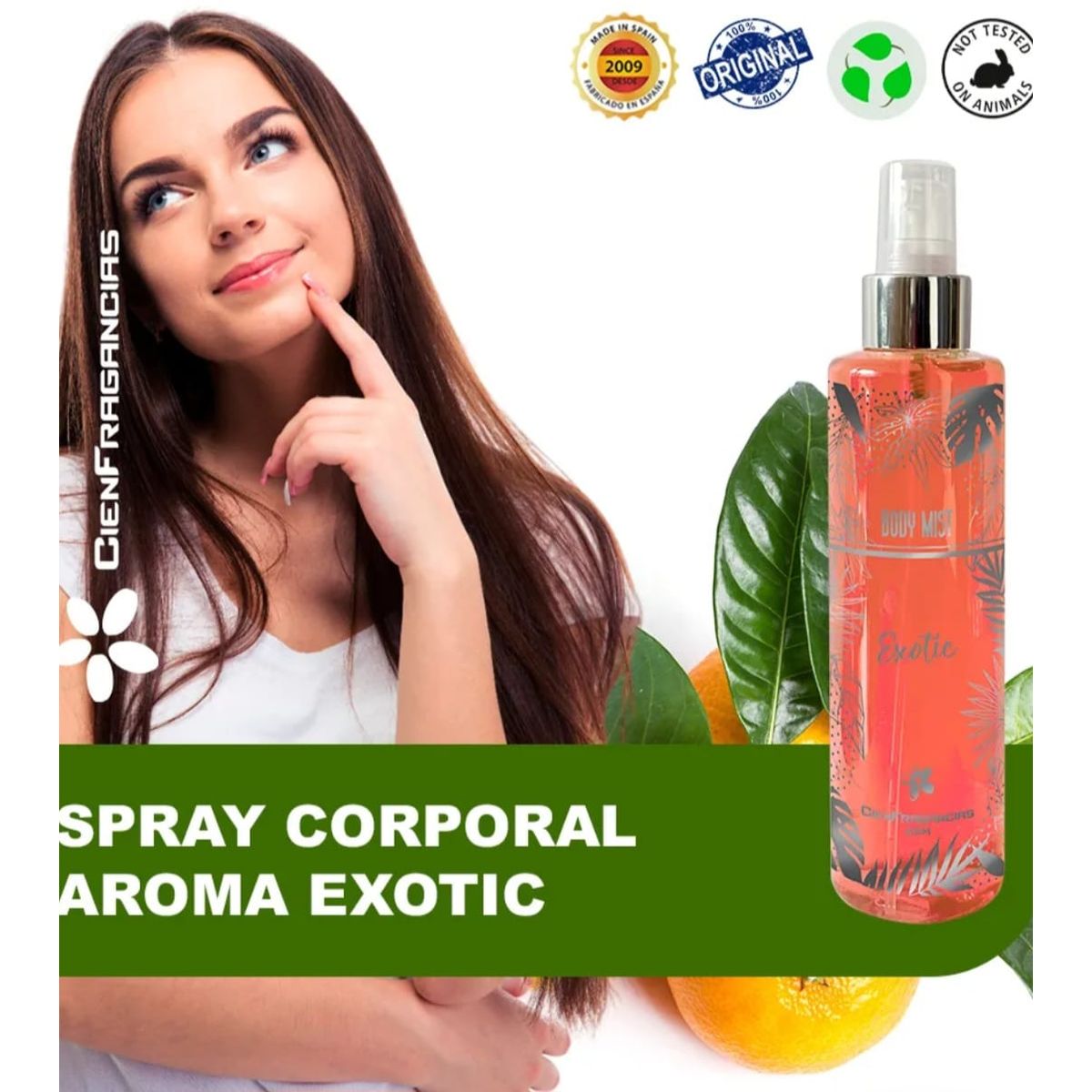 CIEN FRAGANCIAS - BODY MIST VEGANO RITUAL EXOTIC CIENFRAGANCIAS CIEN ESENCIAS 200ML