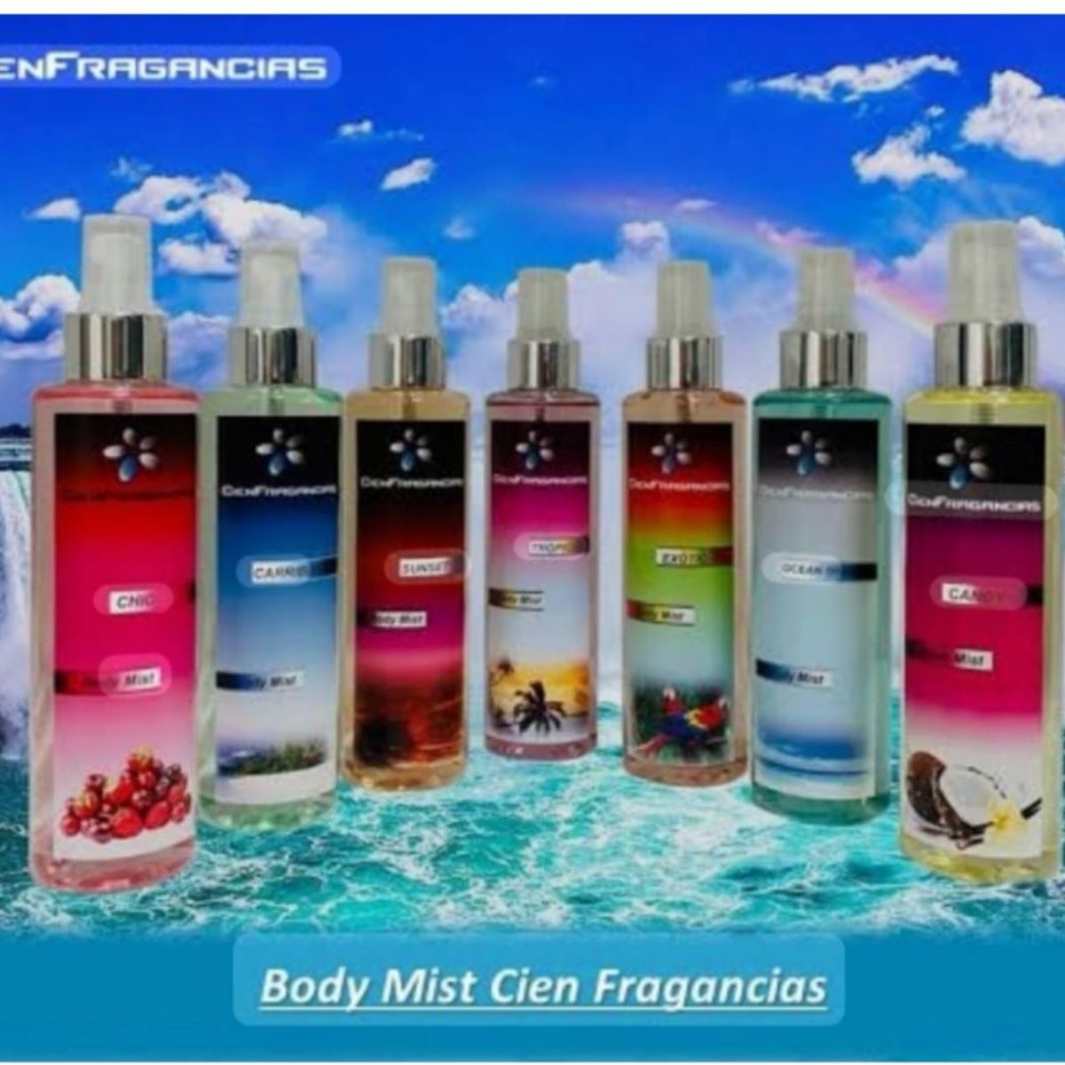 CIEN FRAGANCIAS - BODY MIST VEGANO BRISA DE PRIMAVERA CIENFRAGANCIAS CIEN ESENCIAS 200ML