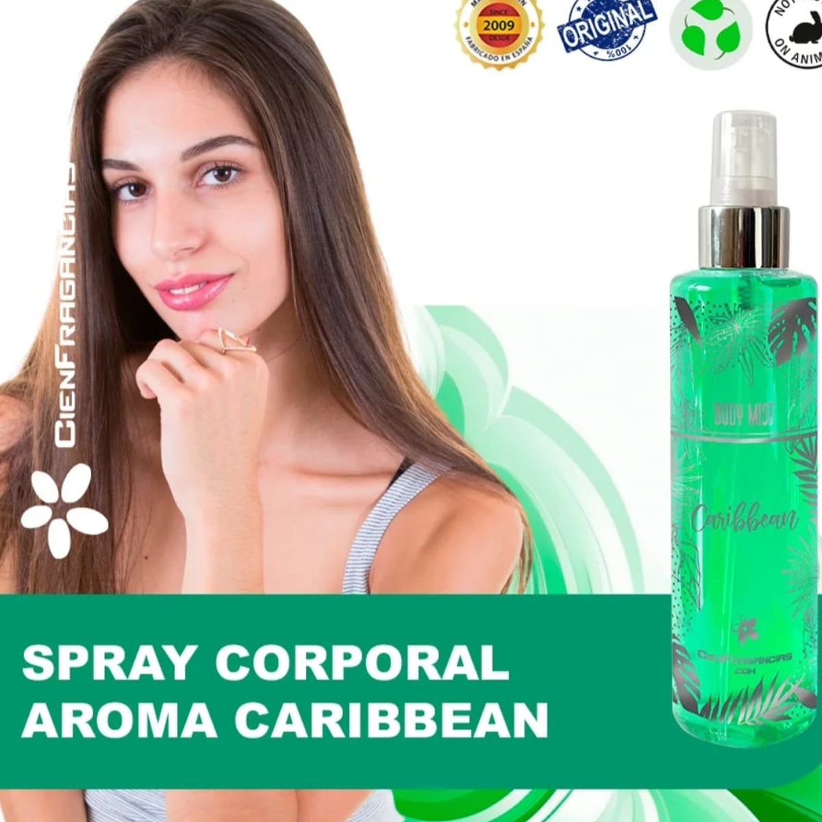 CIEN FRAGANCIAS - BODY MIST  BRISA MARINA CARIBBEAN CIENFRAGANCIAS CIEN ESENCIAS 200ML