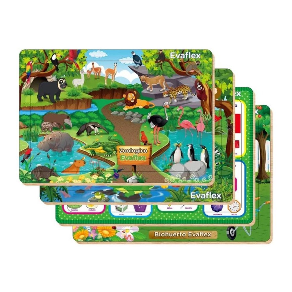 EVAFLEX - ROMPECABEZAS X 30 PCS SURTIDOS EVAFLEX