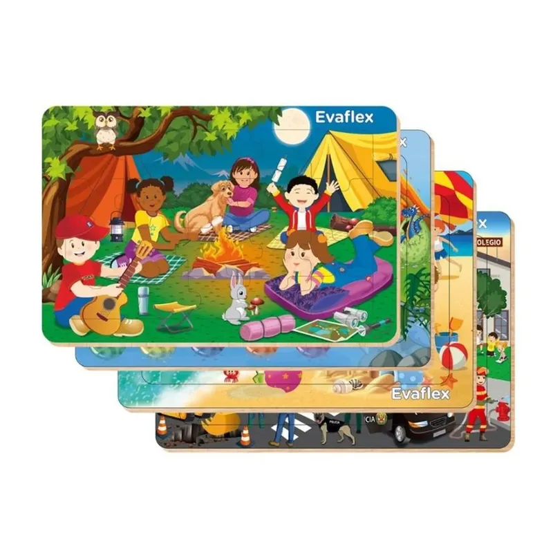 EVAFLEX - ROMPECABEZAS X 20 PCS SURTIDOS EVAFLEX