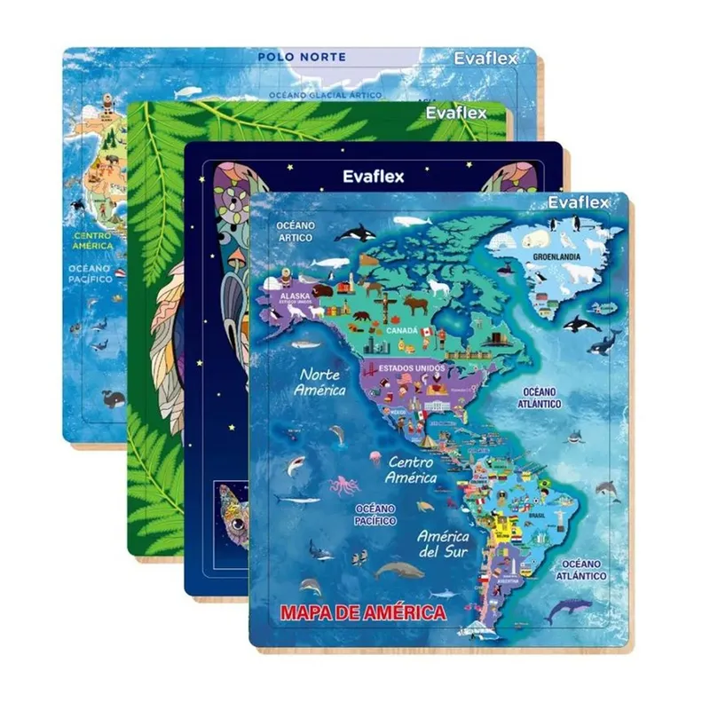 EVAFLEX - ROMPECABEZA X 100 PCS SURTIDOS EVAFLEX