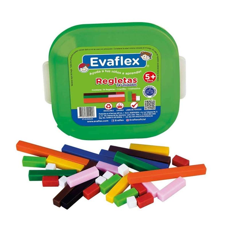 EVAFLEX - REGLETA DE 74 PIEZAS EVAFLEX