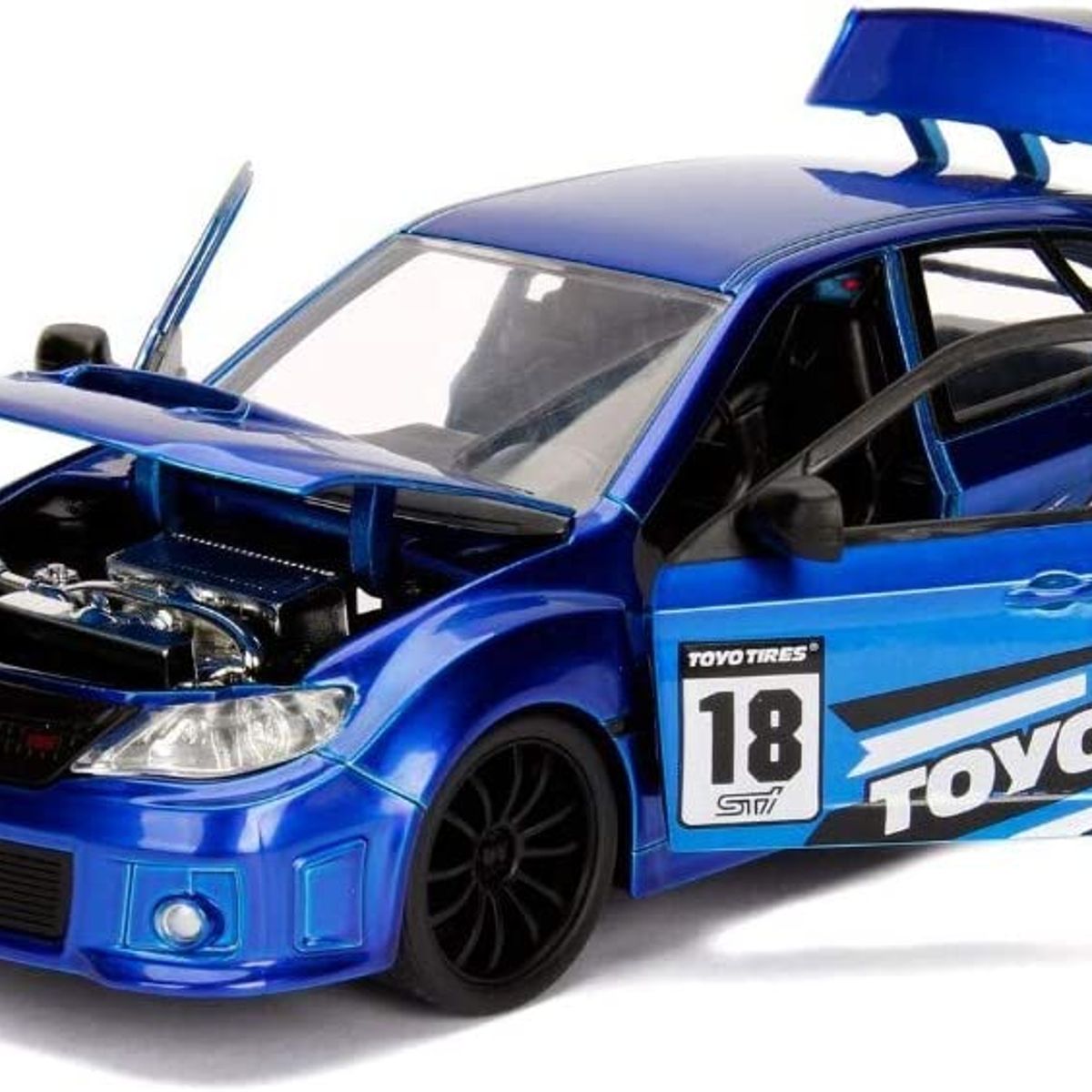 MARCA - Auto a escala - 1.24 - DIECAST - JDM - 2012 Subaru Impreza WRX STI similar a JADA
