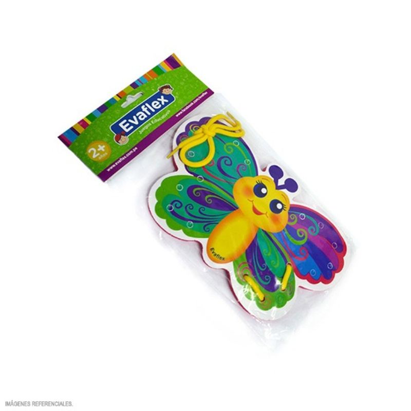 EVAFLEX - JUEGO DIDACTICO PASADO MARIPOSA EVAFLEX