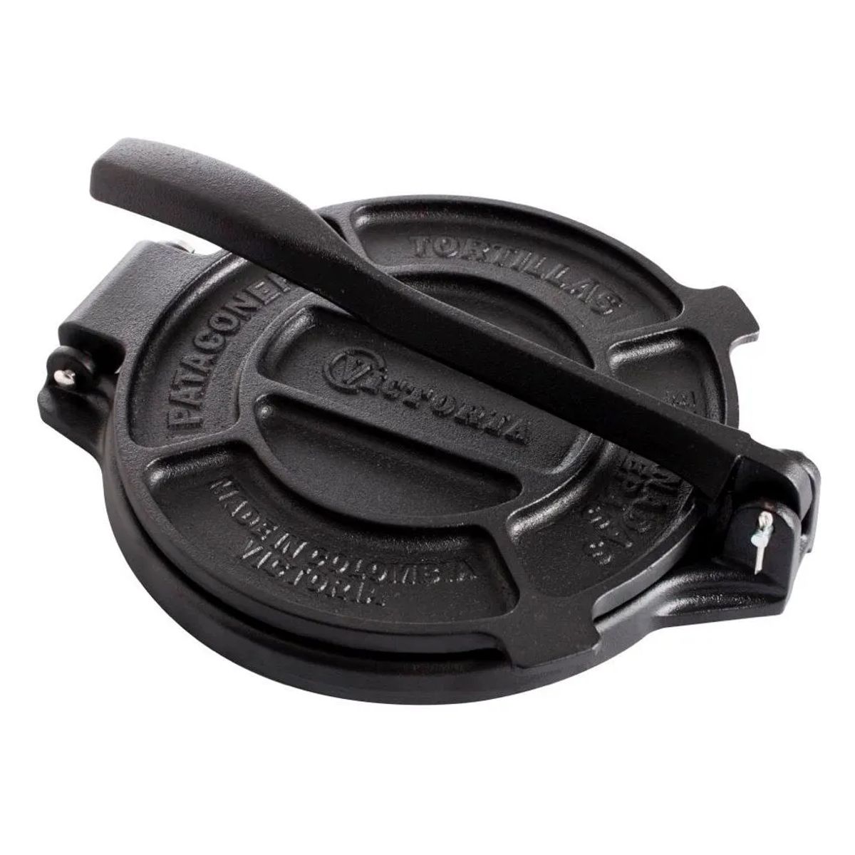 VICTORIA - PRENSA PARA TORTILLAS VICTORIA DE HIERRO FUNDIDO DE 16 CM DE DIAMETRO