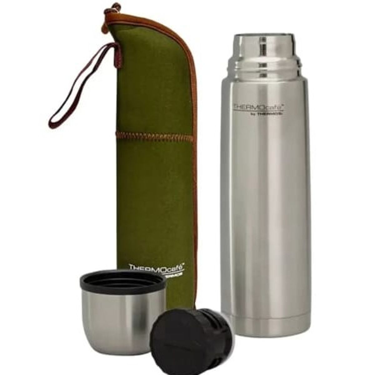 THERMOS - Thermo de Bebida Lifestyle + Funda 500ml Color Plateado