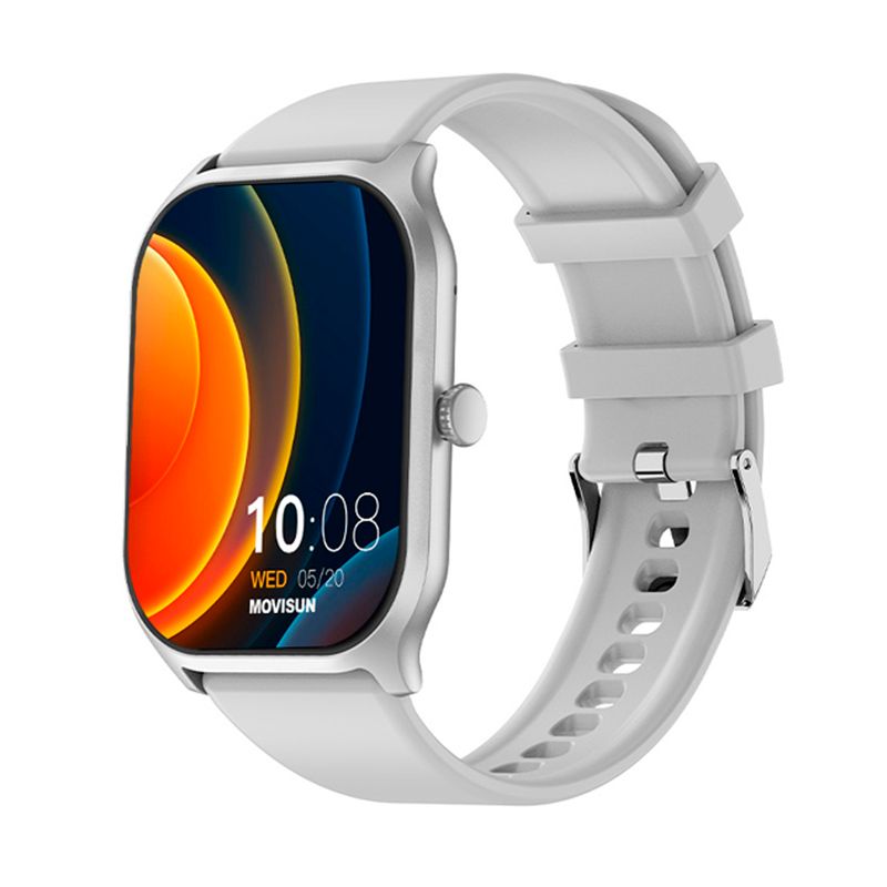 MOVISUN - Movisun Watch U3  Smartwatch Deportivo de Alta Gama Plateado