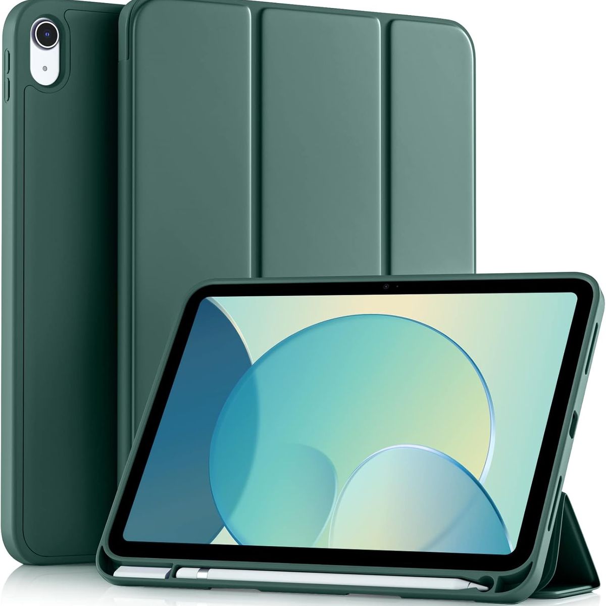GENERICO - Funda Case Protector Para iPad 10ma Gen 10.9 (2022) y iPad 11va Gen A16 VERDE