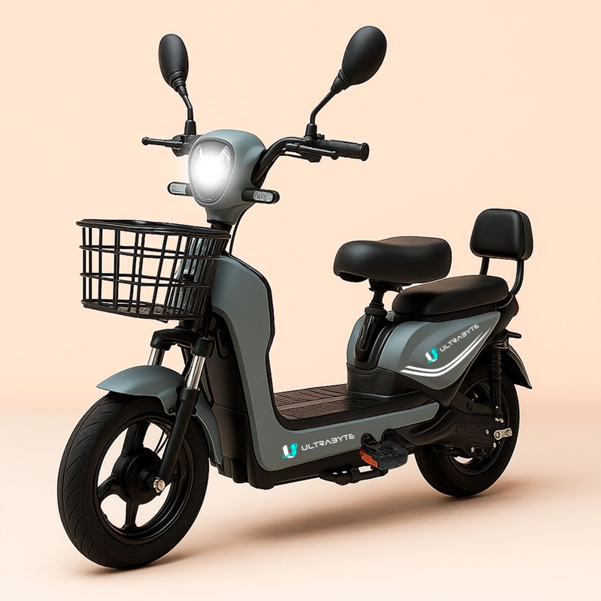 ULTRABYTE - Bicimoto Electrica Ultrabyte Velocidad Max 35kmh 48V 12AH