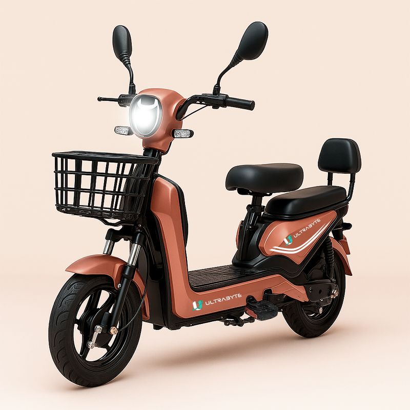 ULTRABYTE - Bicimoto Electrica Ultrabyte Velocidad Max 35kmh 48V 12AH