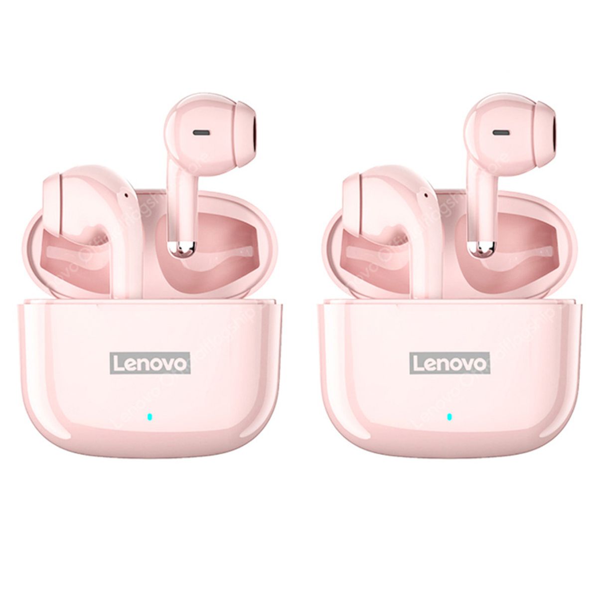 LENOVO - Set 2 De Audífonos Lenovo LP40 Pro    Bluetooth 5.1-Rosa