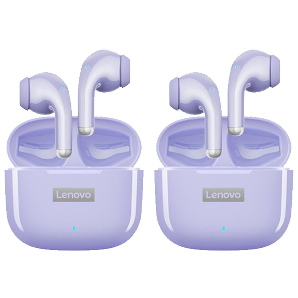LENOVO - Set 2 De Audífonos Lenovo LP40 Pro    Bluetooth 5.1-Morado