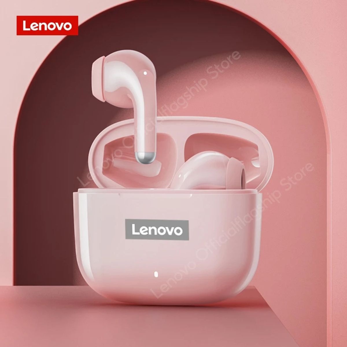 LENOVO - Set 2 De Audífonos Lenovo LP40 Pro Bluetooth 5.1-Blanco