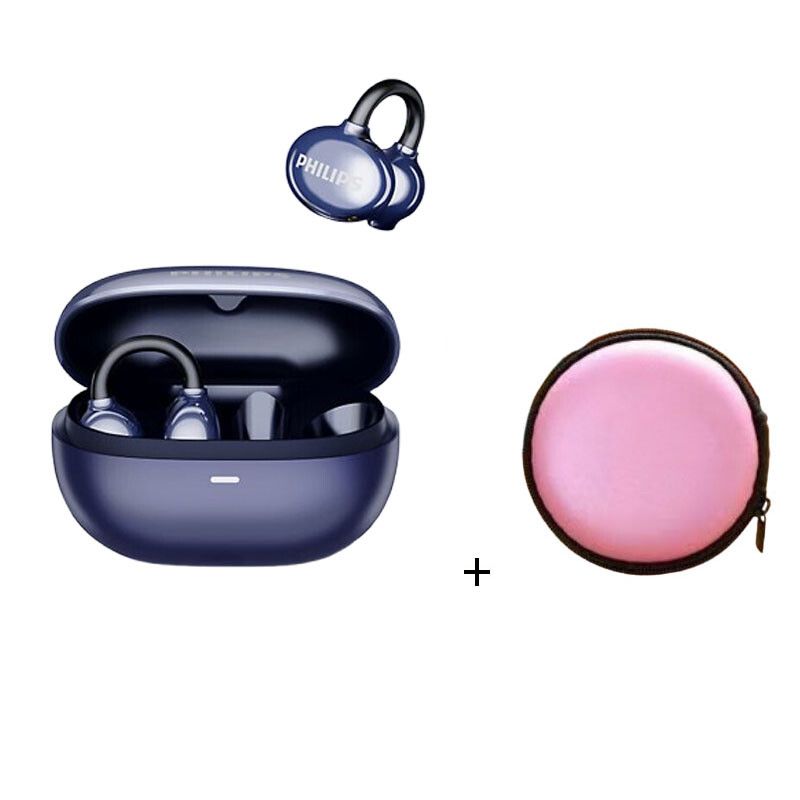 PHILIPS - Audífonos Bluetooth Philips TAT3469 - Azul Y Estuche