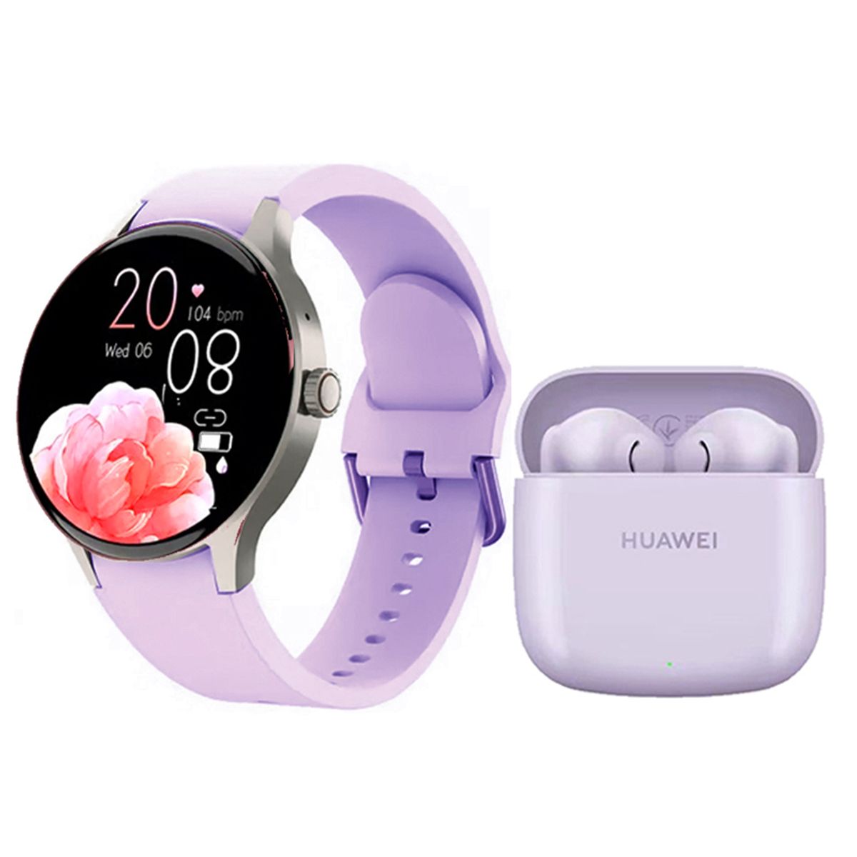 HUAWEI - Audífonos Huawei Freebuds Se 2-Morado y Reloj Inteligente Toumi Y80-M
