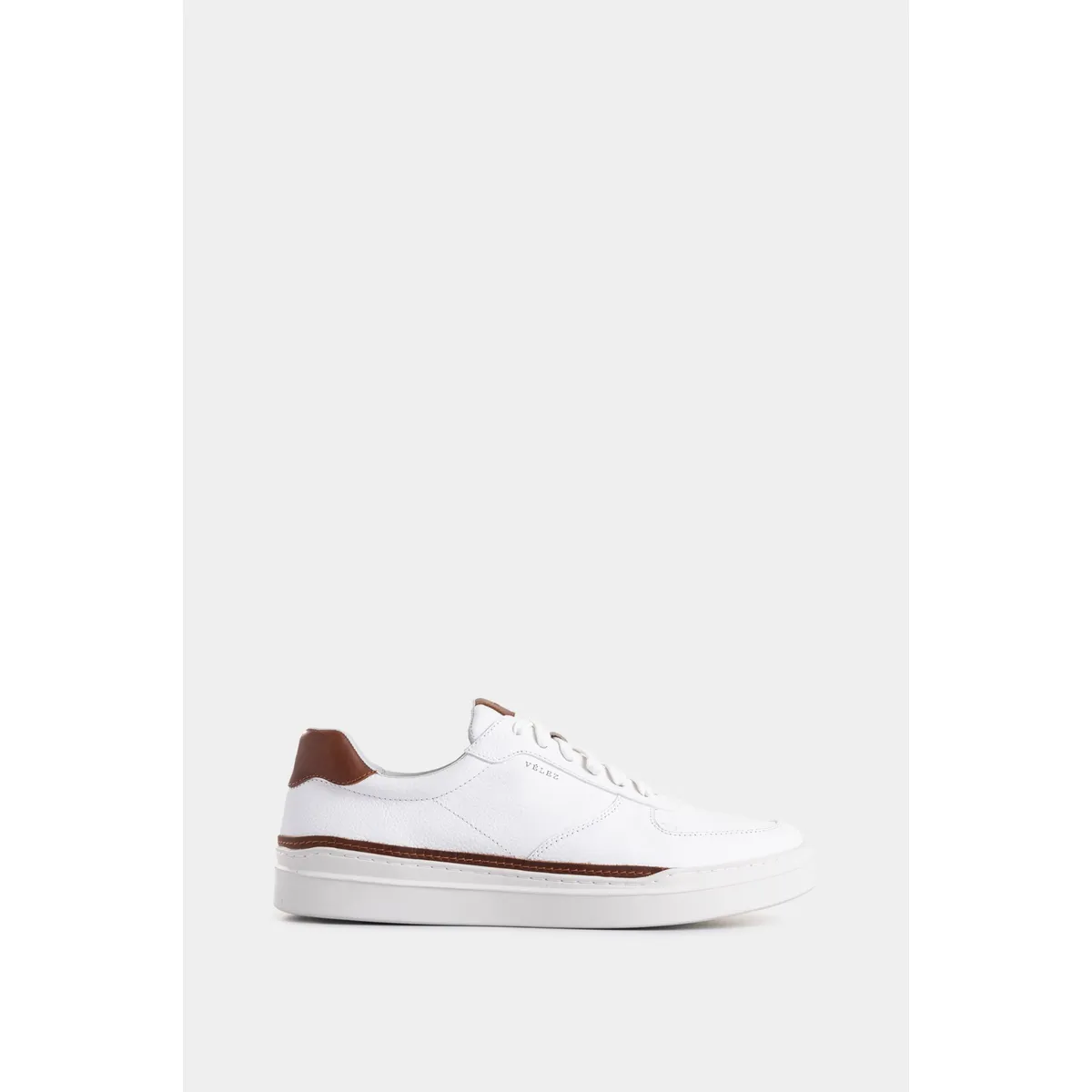 VELEZ - Vélez Zapatillas Whited Cuero Hombre Blanco