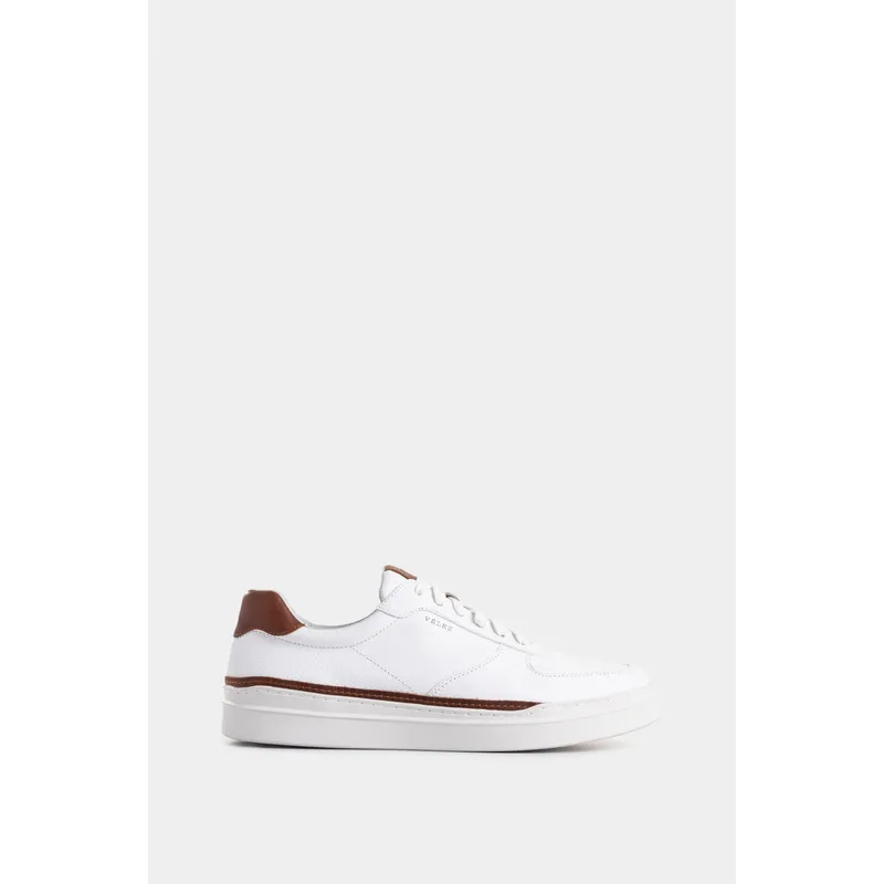 VELEZ - Vélez Zapatillas Whited Cuero Hombre Blanco