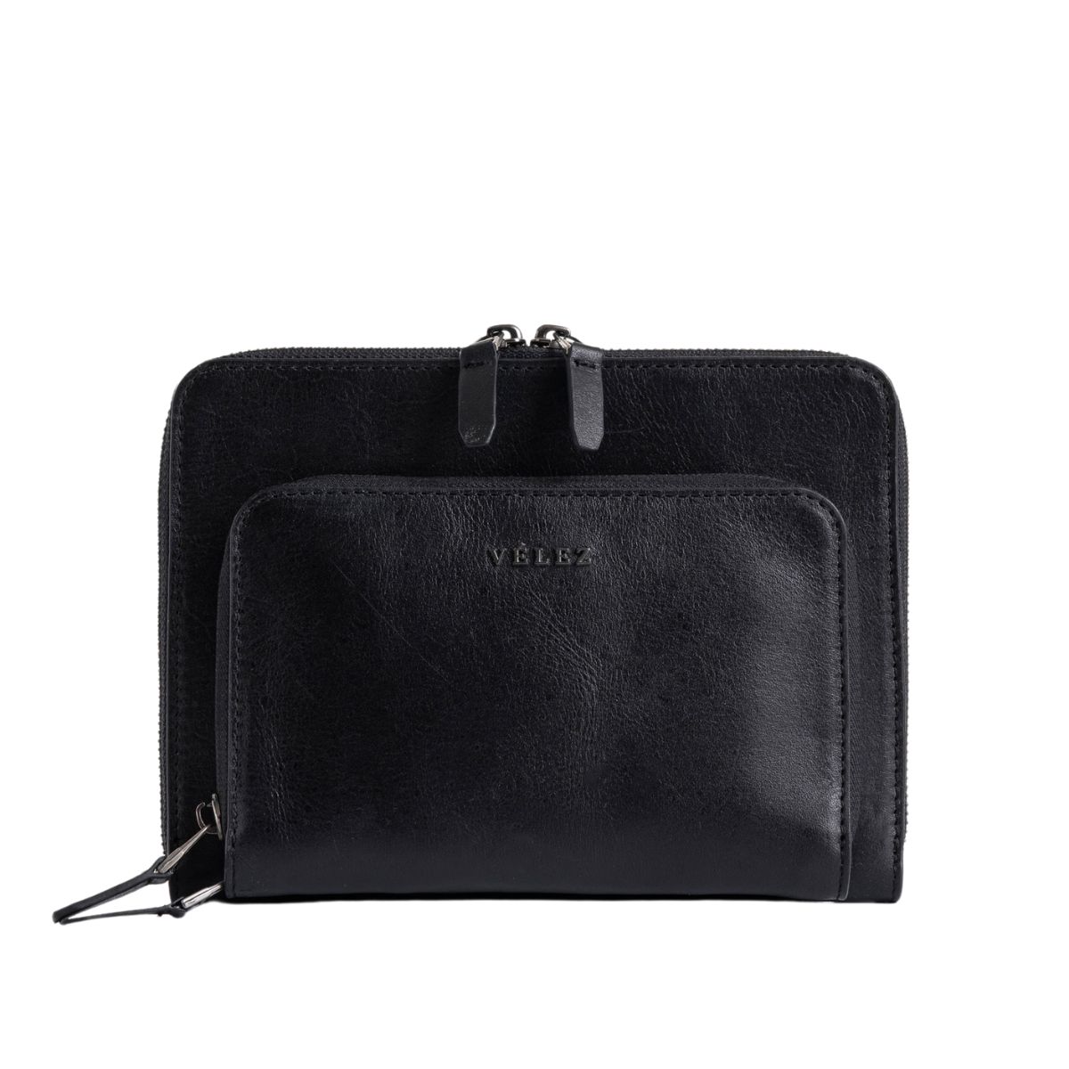 VELEZ - Vélez Manos Libres Támesis 2 Cuero Hombre Negro