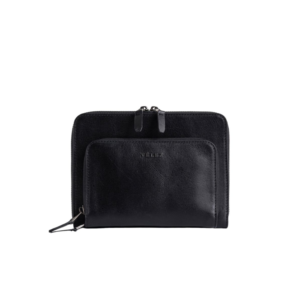 VELEZ - Vélez Manos Libres Támesis 2 Cuero Hombre Negro