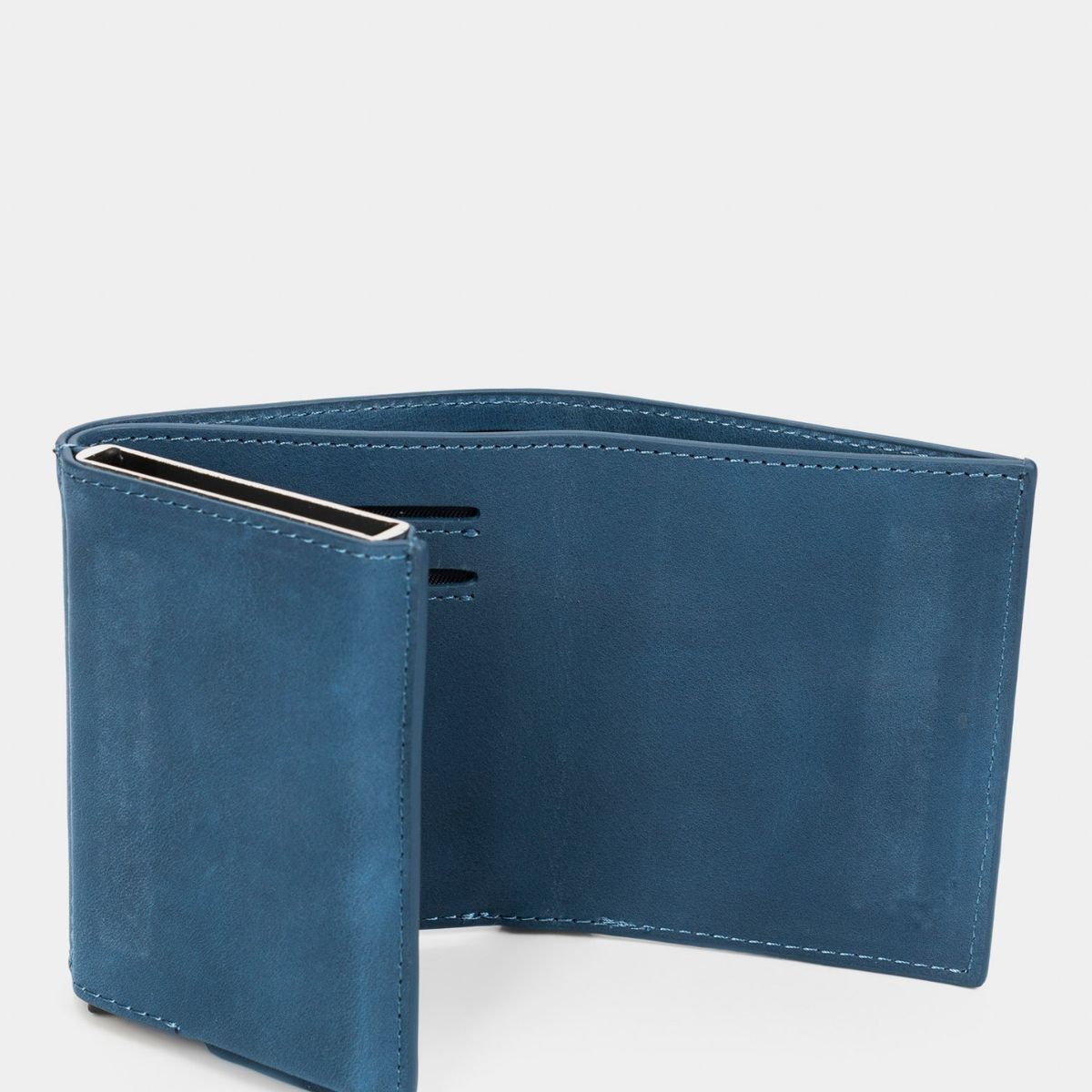 VELEZ - Vélez Porta Documentos De Cuero Tecnológico Azul Oscuro