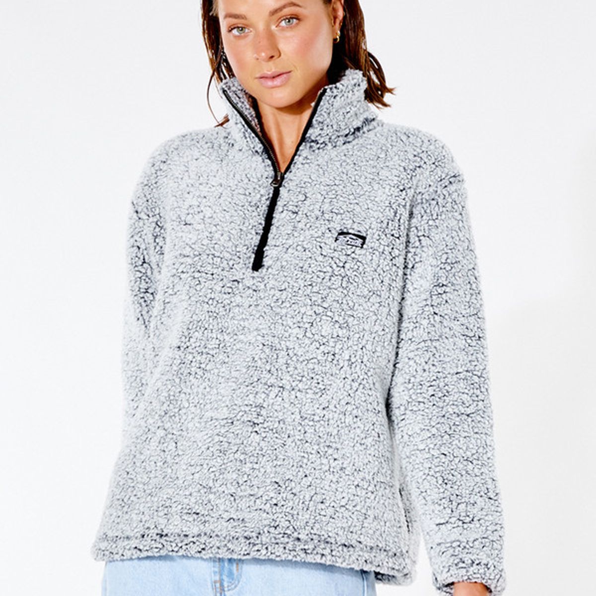 RIP CURL - Polera Micropolar mujer plomo 6O325