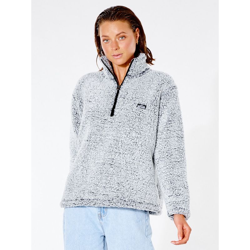 RIP CURL - Polera Micropolar mujer plomo 6O325