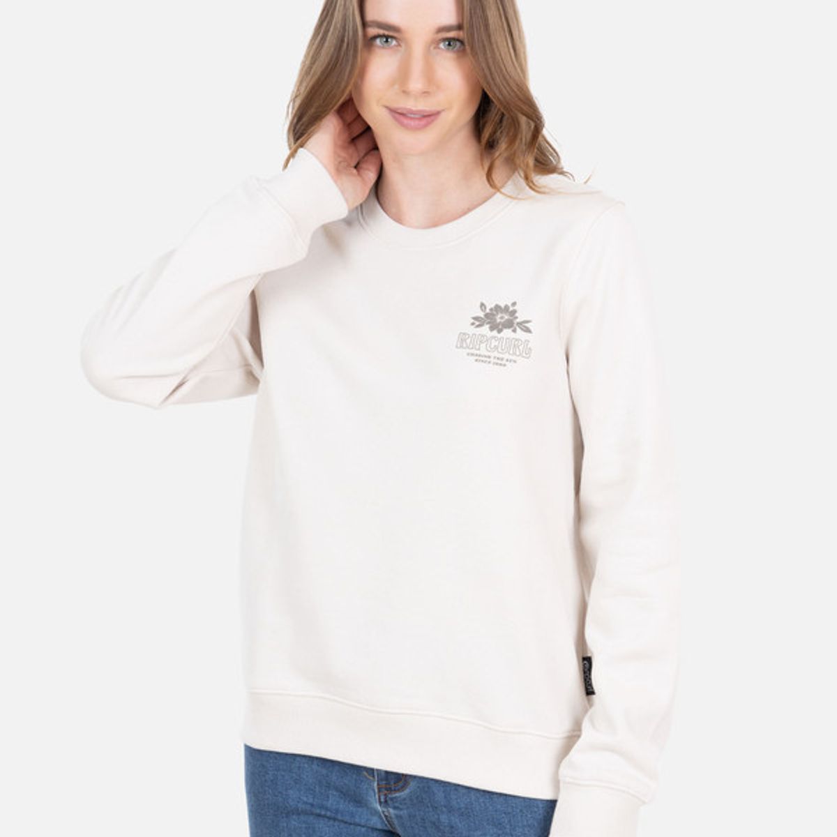 RIP CURL - Polera cuello redondo Chasing The Sun Crew 6O248