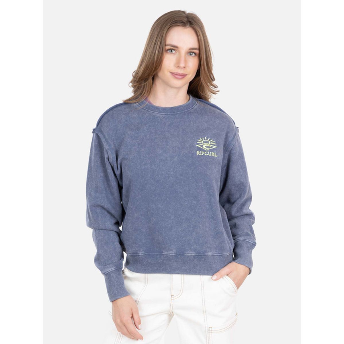 RIP CURL - Polera cuello redondo The Search Crew 6O252