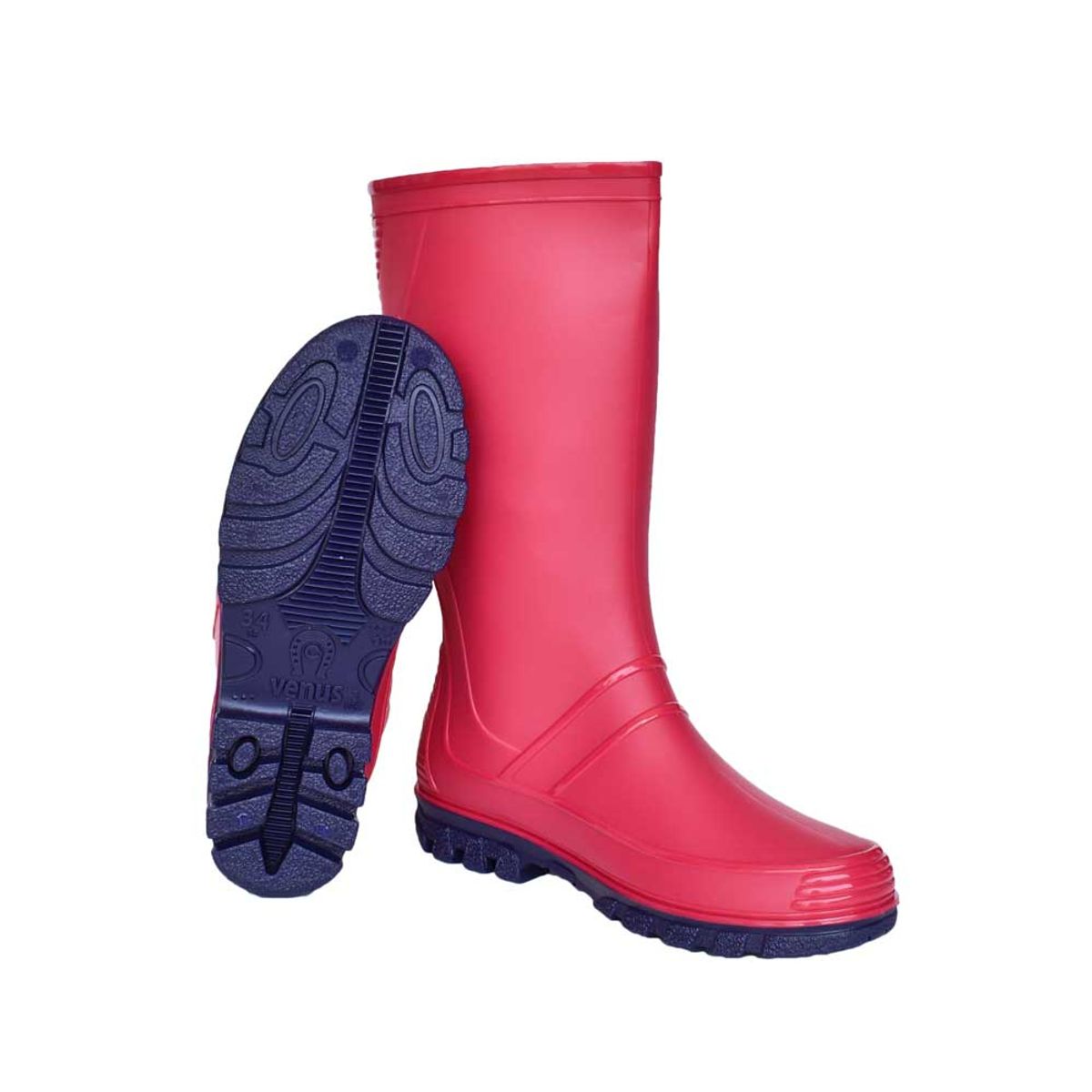 GENERICO - BOTAS DE LLUVIA CLÁSICA FUCSIA