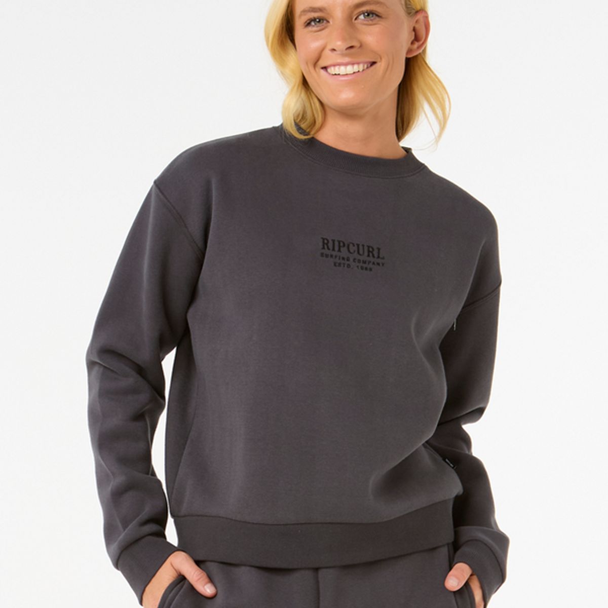 RIP CURL - Polera SURF STAPLE RELAXED CREW 6O514