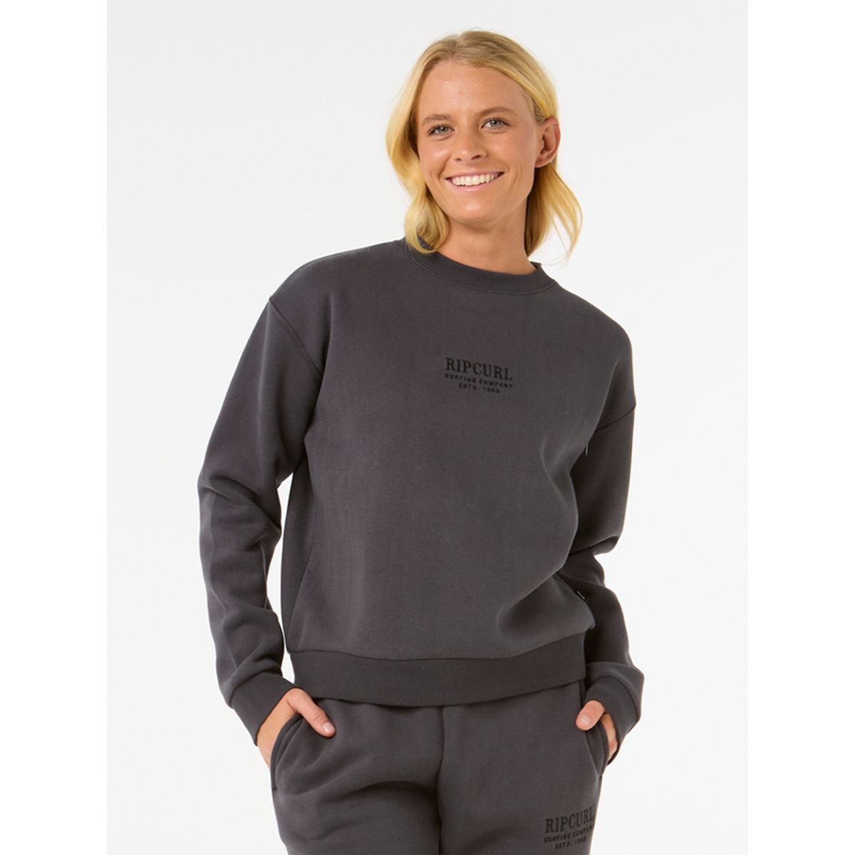 RIP CURL - Polera SURF STAPLE RELAXED CREW 6O514