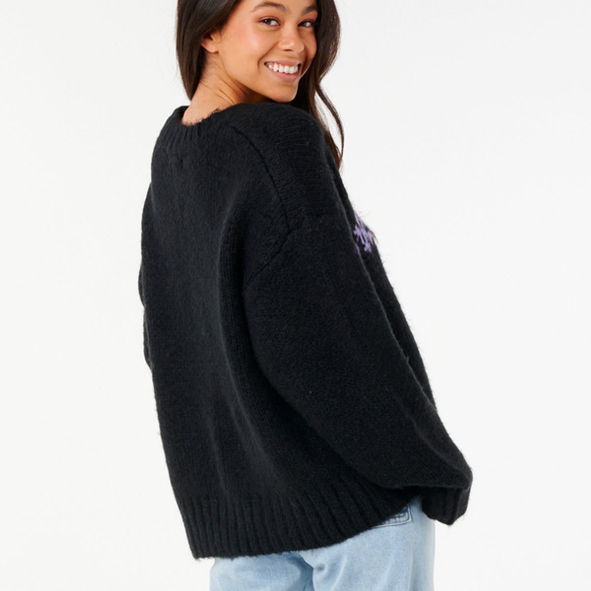 RIP CURL - Chompa CALA NIGHTS HIBISCUS KNIT CREW 6J531