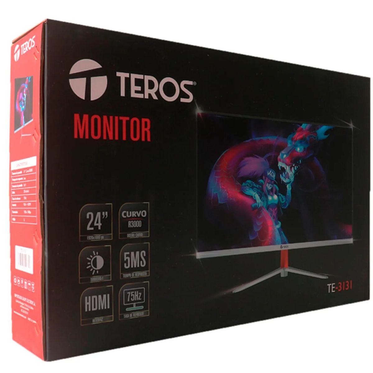 TEROS - Monitor Teros TE-2401S 24″ 100Hz 5MS VA Full HD Semi Curvo