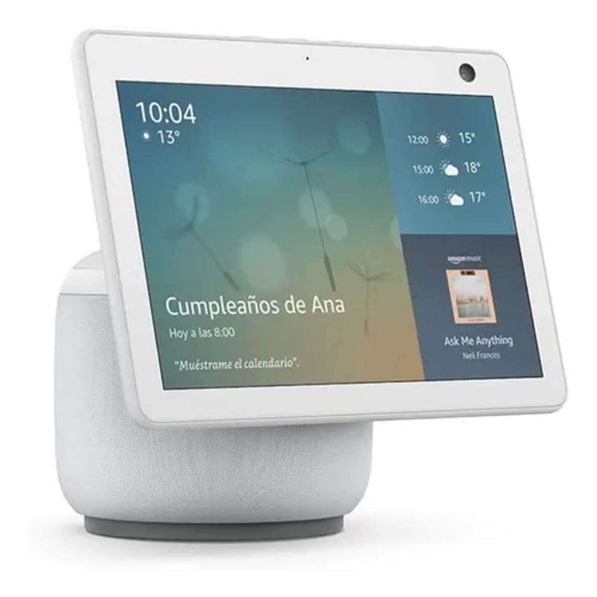 AMAZON - Alexa Echo Show 10 Pantalla Inteligente Hd Con Movimiento Blanco