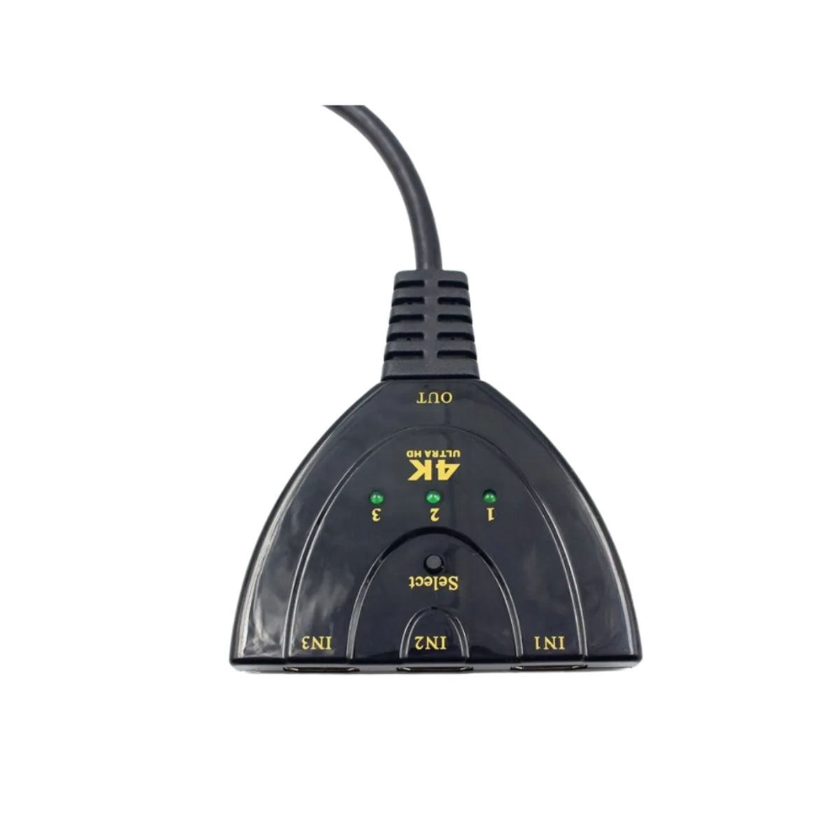 GENERICO - HDMI Switch 4K 3 x 1 Splitter con Cable Full HD 1080p Multiplicador