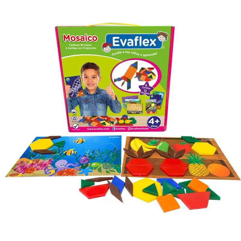 EVAFLEX - JUEGO DIDACTICO MOSAICO EVAFLEX