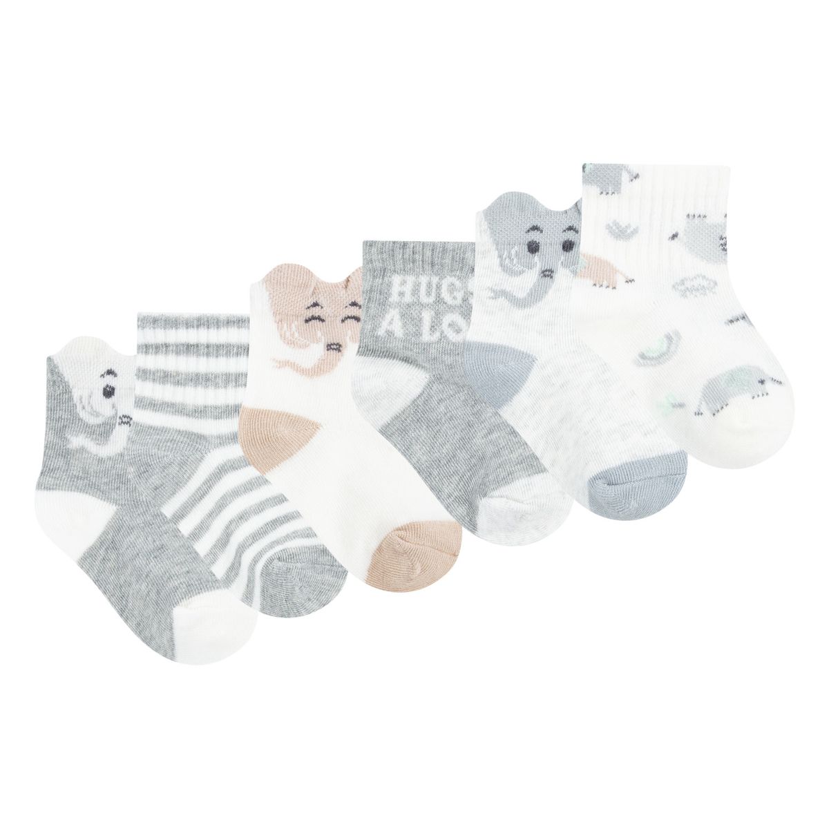 HUGGIES - Medias para Niño Bebé 6Pack Huggies