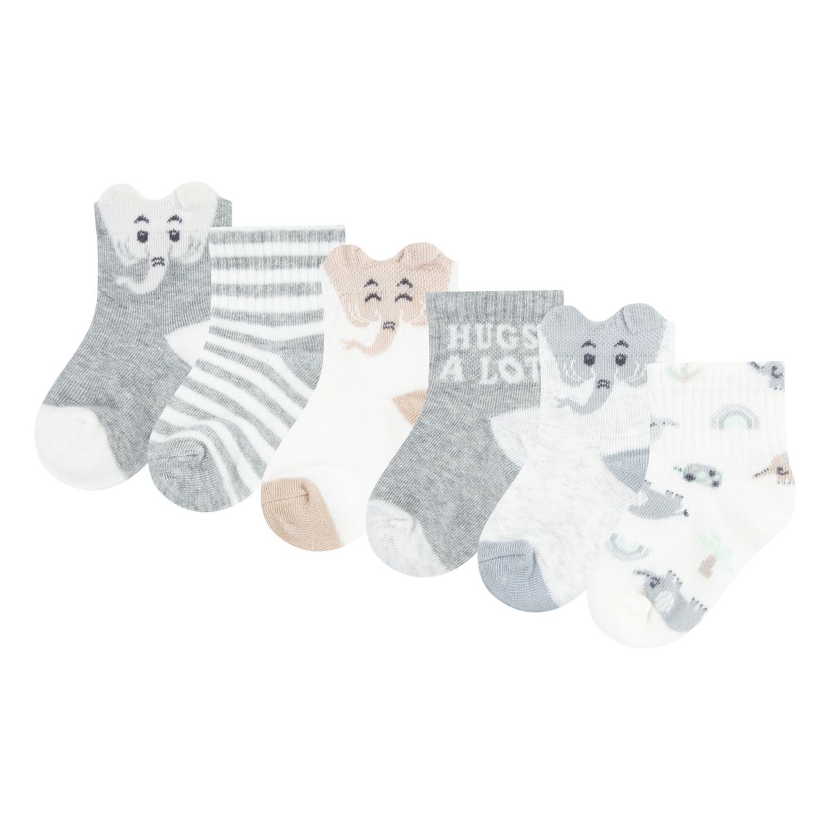 HUGGIES - Medias para Niño Bebé 6Pack Huggies