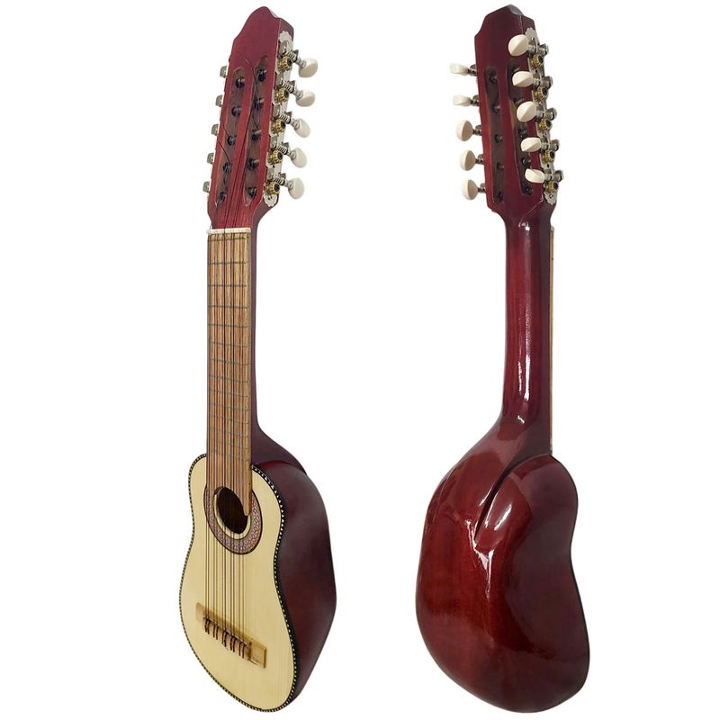 GENERICO - Charango Nacional Basico Tapa de Pino para Aprender + Funda