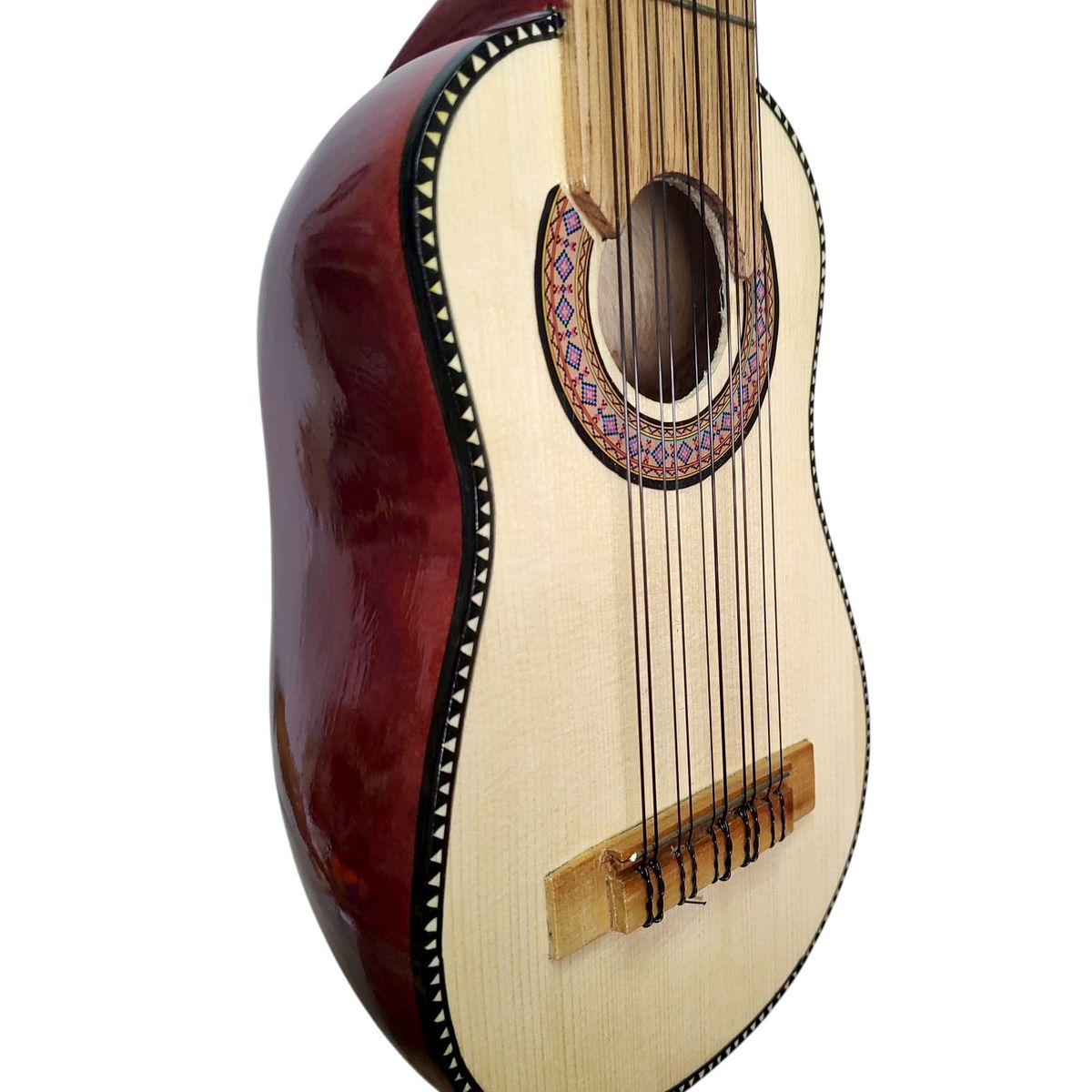 GENERICO - Charango Nacional Basico Tapa de Pino para Aprender + Funda