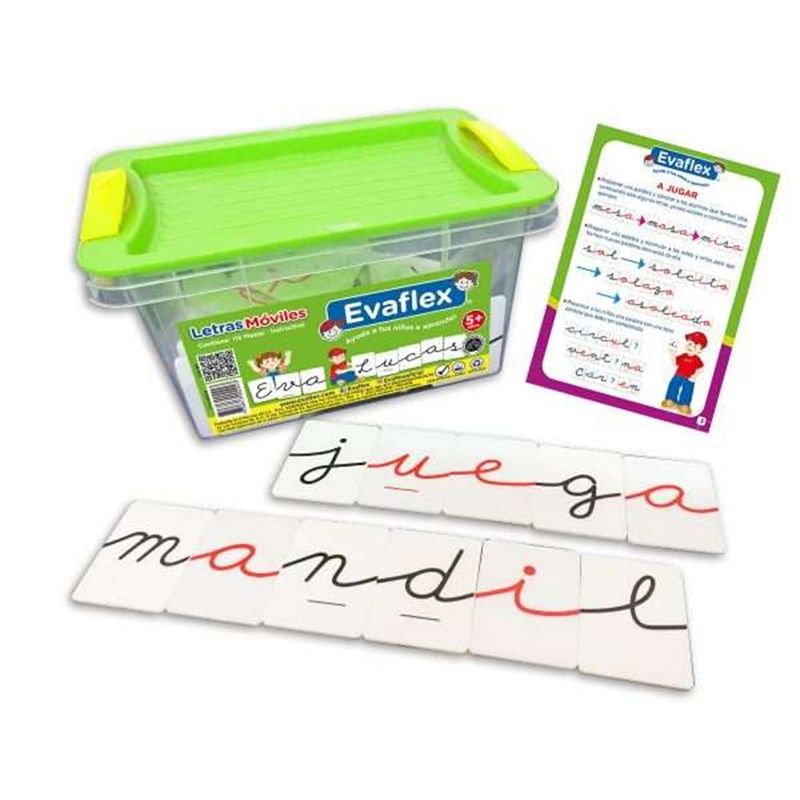 EVAFLEX - JUEGO LETRAS MOVILES EVAFLEX