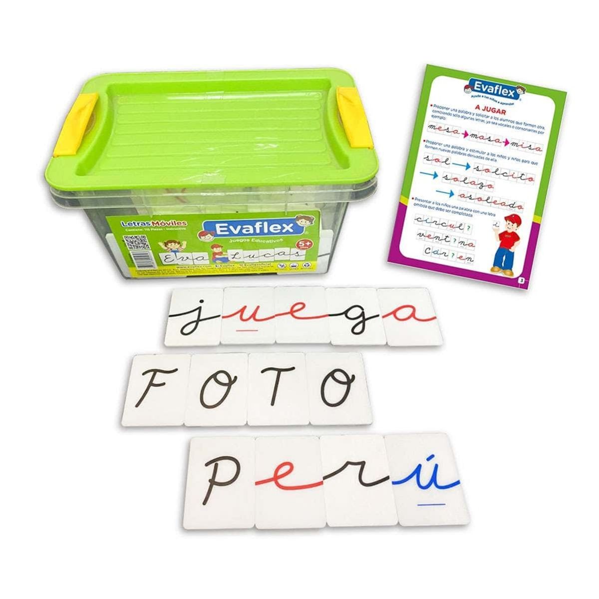 EVAFLEX - JUEGO LETRAS MOVILES EVAFLEX