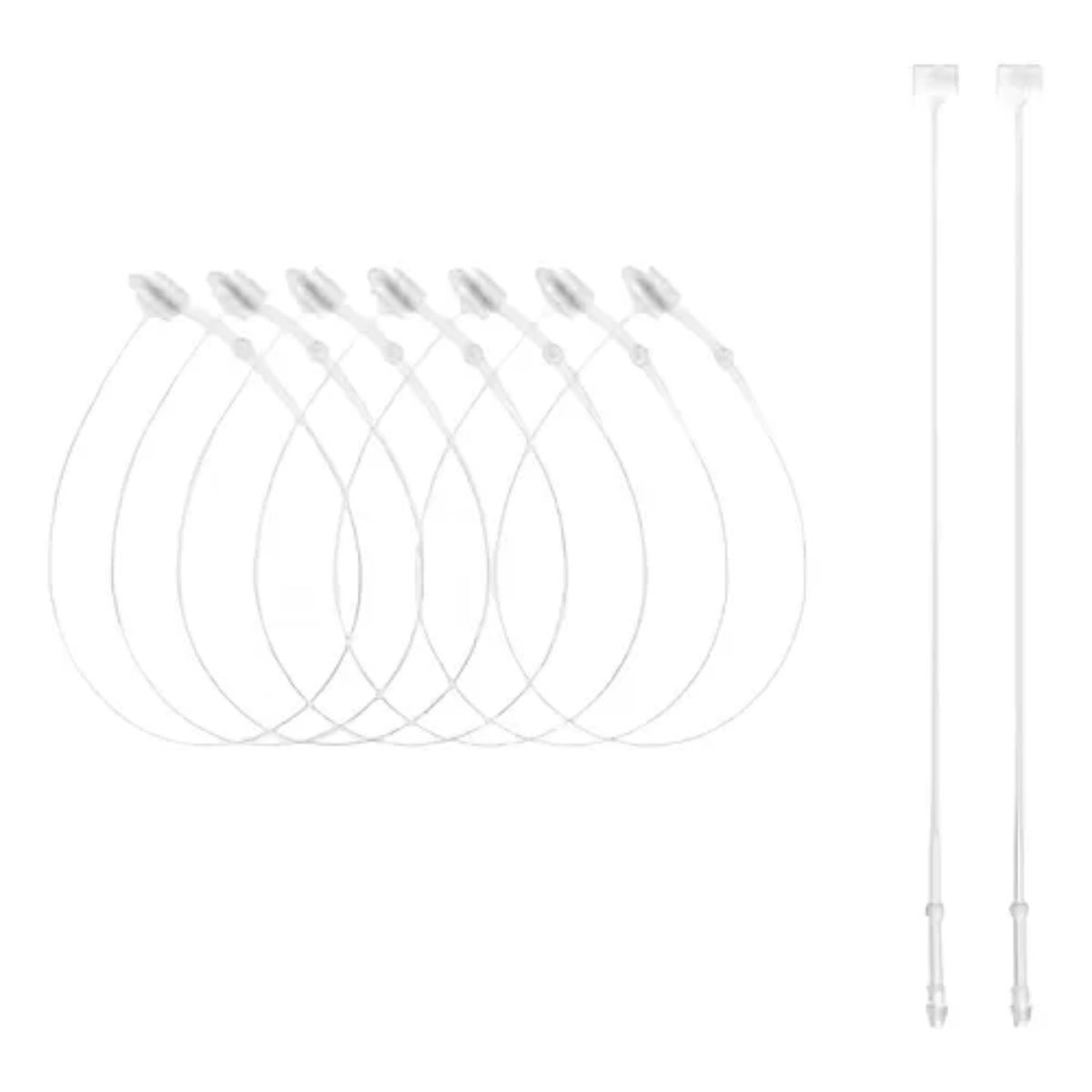 GENERICO - Kit Loop Pins Precinto Manual Broches Y Etiquetas Para Ropa