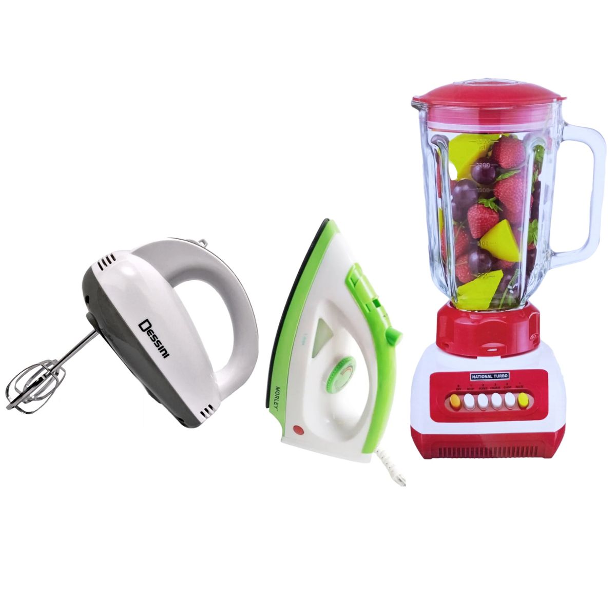 GENERICO - Combo Licuadora + Plancha y Batidora