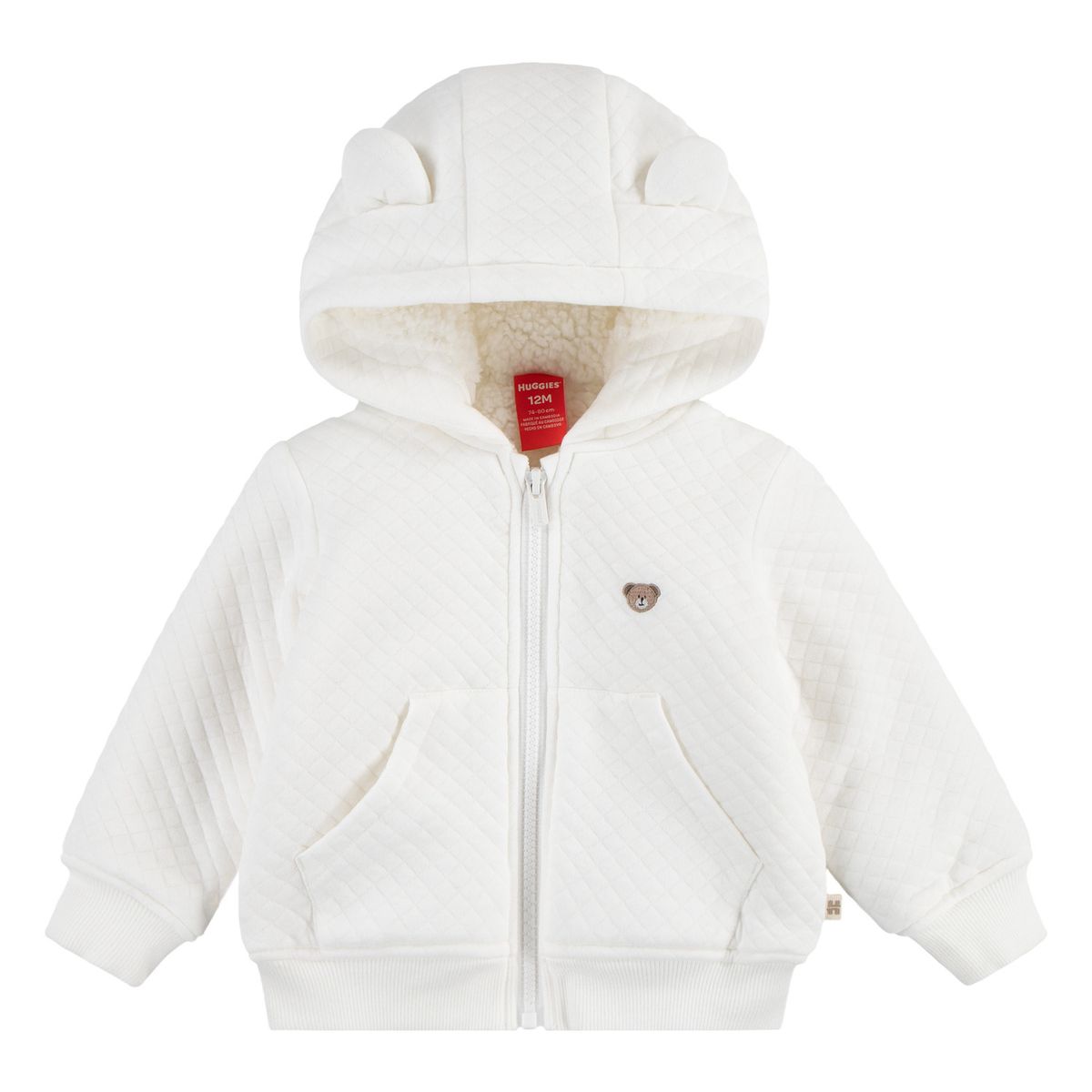 HUGGIES - Casaca para Niño Bebé Sherpa Lined Diamond Huggies