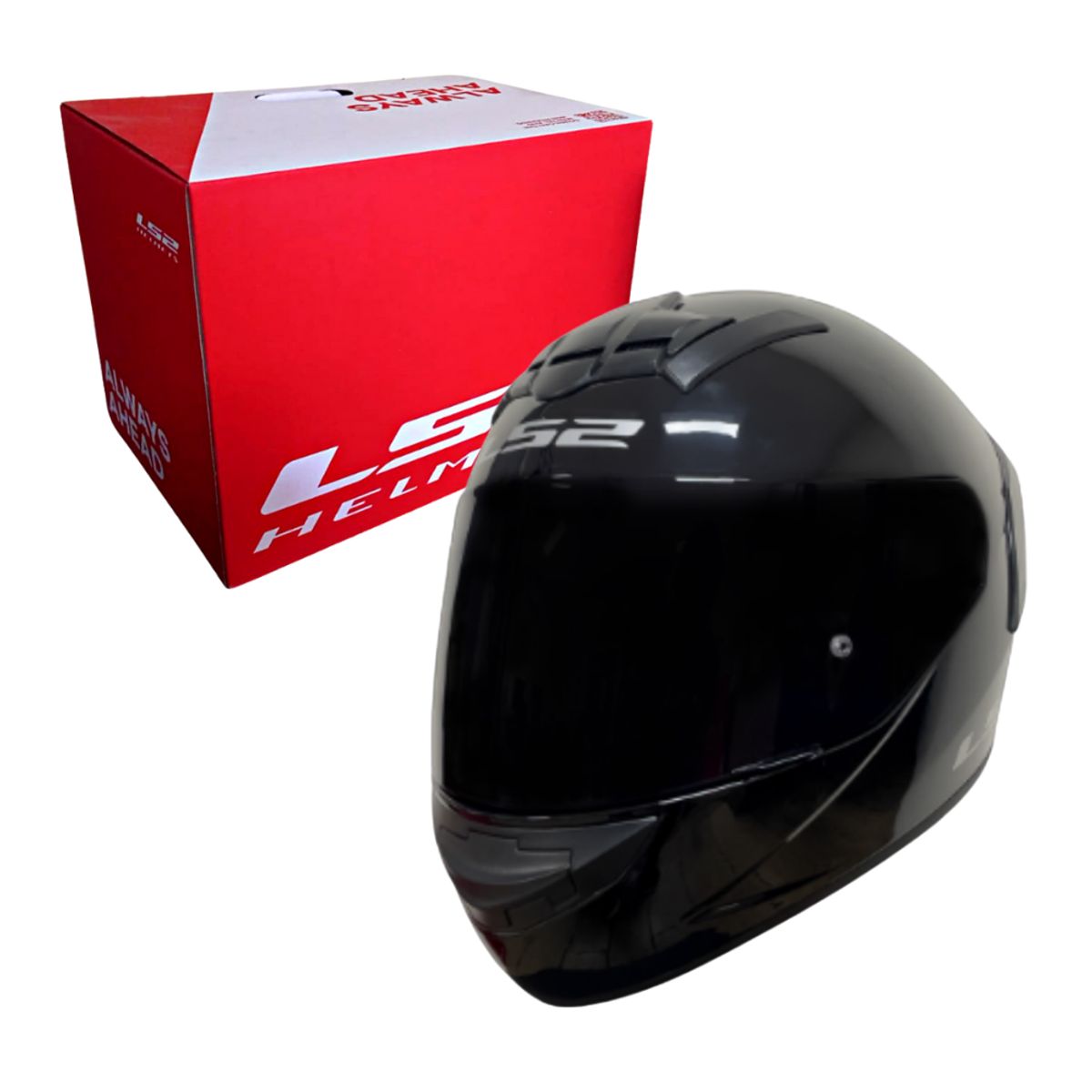 LS2 - Casco Integral LS2 NS352 SM - TALLA M - NEGRO BRILLOSO