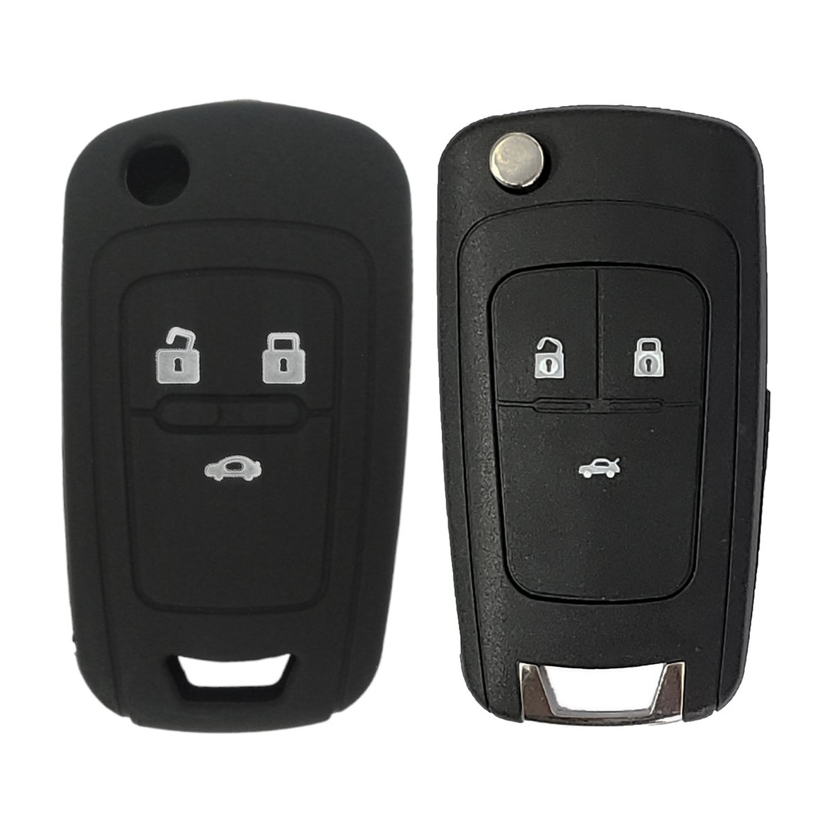 GENERICO - SKAUTOS Funda Silicona de Llave Flip para Chevrolet