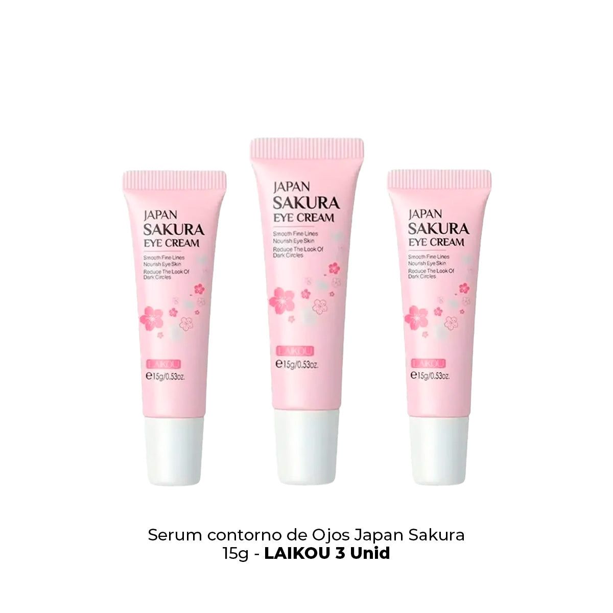 GENERICO - Serum Contorno de Ojos Japan Sakura 15g - LAIKOU 3 UNID