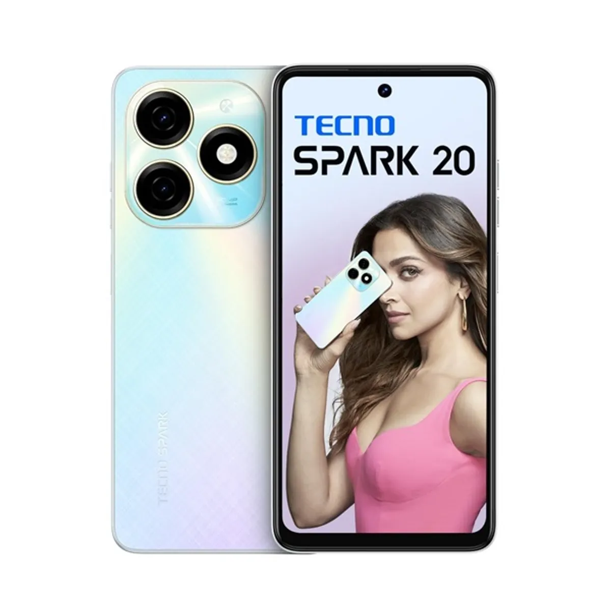 TECNO MOBILE - SMARTPHONE TECNO MOBILE SPARK 20 KJ5 256GB ROM+ 16GB RAM EXTENDIDA (8GB +8GB RAM ) CYBER WHITE